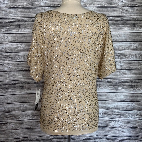 NWT ADRIANNA PAPELL Evening Essentials Blouse Sz S - Picture 6 of 8